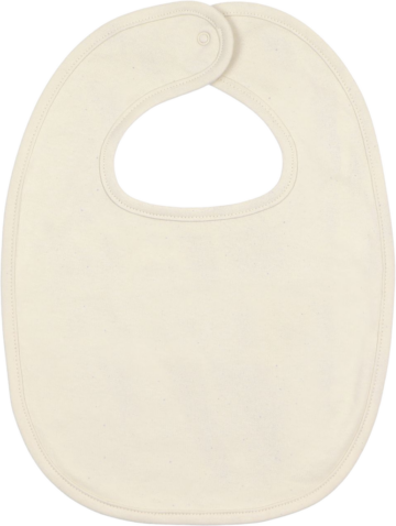 Baby Bib i naturfarve – design din egen hagesmæk hos Zo24 Printhouse.