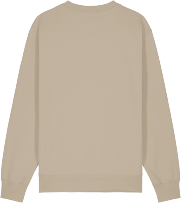 Neutral beige Stanley Stella Changer 2.0 sweatshirt set bagfra – perfekt til tryk hos Zo24 Printhouse.