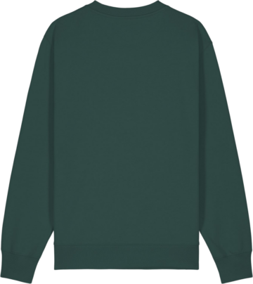 Mørkegrøn Stanley Stella Changer 2.0 sweatshirt set bagfra – velegnet til specialtryk hos Zo24 Printhouse.