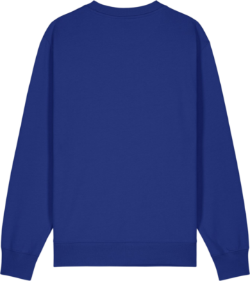 Kongeblå Stanley Stella Changer 2.0 sweatshirt set bagfra – perfekt til specialdesign og tryk hos Zo24 Printhouse.