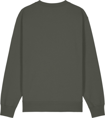 Mørkegrøn Stanley Stella Changer 2.0 sweatshirt set bagfra – ideel til specialdesign hos Zo24 Printhouse.