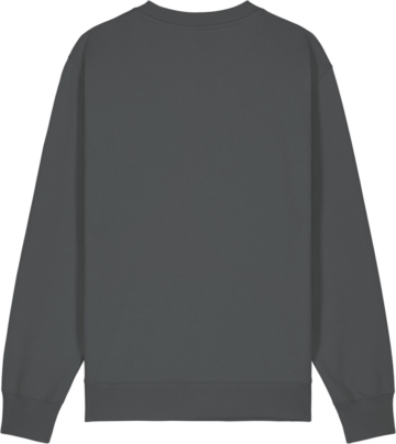 Mørkegrå Stanley Stella Changer 2.0 sweatshirt set bagfra – velegnet til specialdesign hos Zo24 Printhouse.