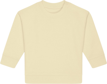 Baby Changer sweatshirt i farven butter fra Zo24 Printhouse – blød og behagelig, perfekt til tryk med eget design.