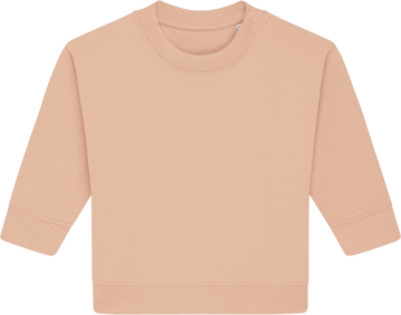 Baby Changer sweatshirt i farven Fraiche Peche fra Zo24 Printhouse – blød og behagelig, perfekt til tryk med eget design.