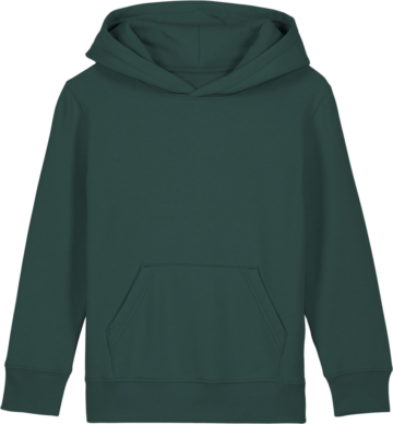 Mini Cruiser 2.0 hættetrøje fra Zo24 Printhouse – Glazed Green hoodie til børn, ideel til personligt print.