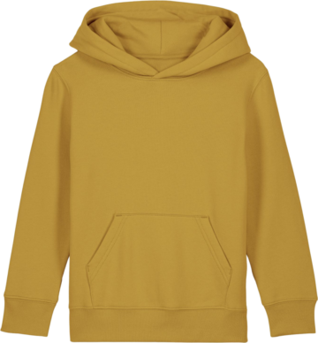 Mini Cruiser 2.0 hættetrøje fra Zo24 Printhouse – Ochre hoodie til børn, ideel til personligt print.
