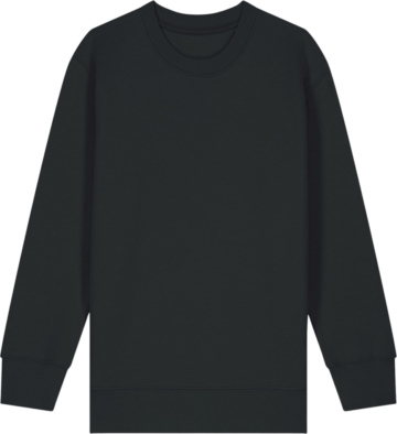 Sort Mini Changer 2.0 sweatshirt med lange ærmer fra Zo24 Printhouse, perfekt til tryk og personlig design.
