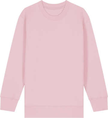 Cotton Pink Mini Changer 2.0 sweatshirt med lange ærmer fra Zo24 Printhouse, perfekt til tryk og personlig design.