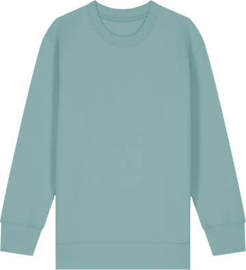 Mini Changer 2.0 sweatshirt i farven Teal Monstera fra Zo24 Printhouse, perfekt til tryk og personlig design.