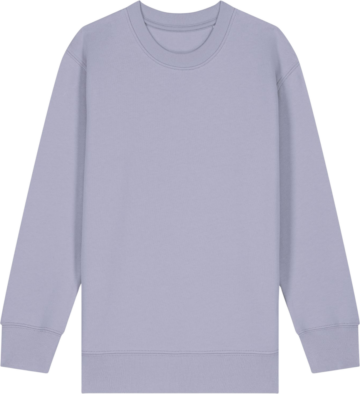 Mini Changer 2.0 sweatshirt i farven lavender fra Zo24 Printhouse, perfekt til tryk og personlig design.