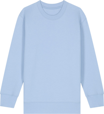 Mini Changer 2.0 sweatshirt i farven Blue Soul fra Zo24 Printhouse, ideel til tryk og personlig design.