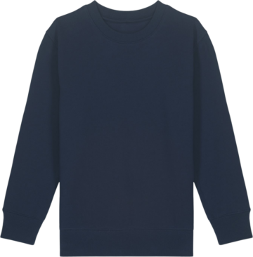 Mini Changer 2.0 sweatshirt i farven French navy fra Zo24 Printhouse, perfekt til tryk og personliggørelse.
