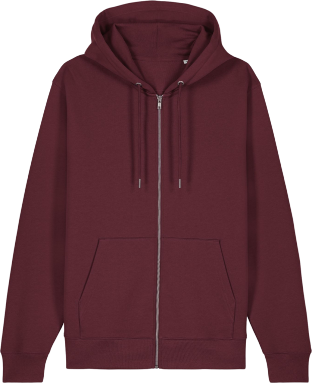 Stanley Stella Cultivator 2.0 hoodie i bordeaux – klar til personligt print hos Zo24 Printhouse.