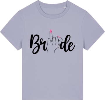 T-shirt "Stella Muser" med sjovt brudeprint og frækt motiv – perfekt til polterabend.