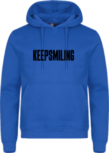 Keep smiling Miami Hoodie Royal Blue