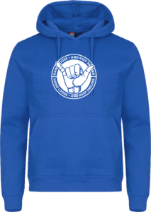 Keep smiling Miami Hoodie Royal Blue