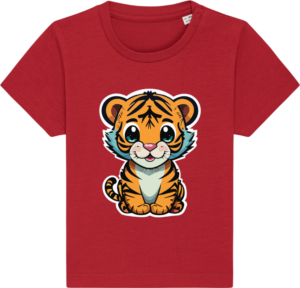 Sød tiger Baby Creator Red