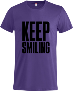 Keep smiling Basic-T Bright Lilac