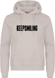 Keep smiling Miami Hoodie Stone