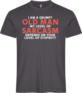 Sur gammel mand sarkasme Basic-T Metal Grey