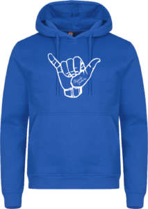 Keep smiling Miami Hoodie Royal Blue