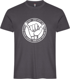 Keep smiling Basic-T Metal Grey