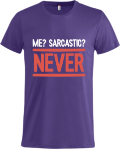 Sarkastisk? Basic-T Bright Lilac