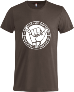 Keep smiling Basic-T Dark Mocca