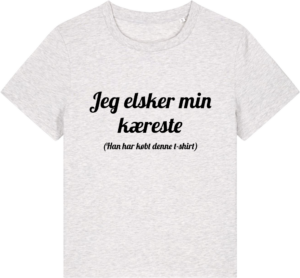 Jeg elsker min kæreste Stella Muser Cool Heather Grey