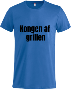 Kongen af grillen Basic-T Royal Blue