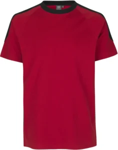 PRO Wear T-shirt | kontrast Rød