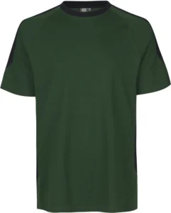 PRO Wear T-shirt | kontrast Flaskegrøn