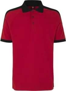 PRO Wear poloshirt | kontrast Rød