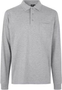 PRO Wear poloshirt | l/æ Grå melange