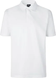 PRO Wear poloshirt | trykknap Hvid