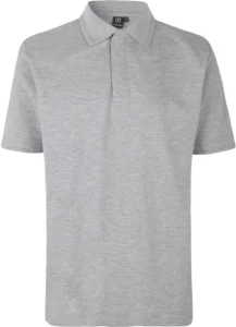 PRO Wear poloshirt | trykknap Grå melange
