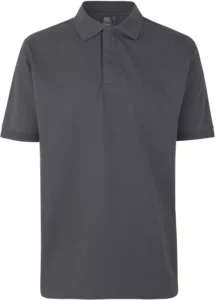 PRO Wear poloshirt | trykknap Silver grey