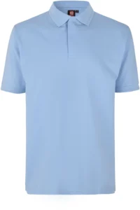 PRO Wear poloshirt | trykknap Lys blå
