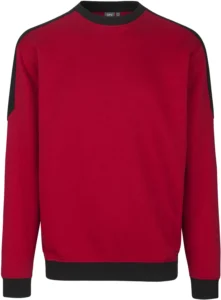 PRO Wear sweatshirt | kontrast Rød