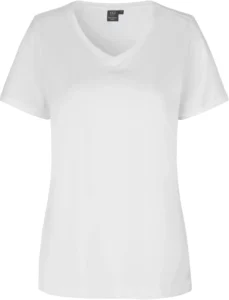 PRO Wear CARE T-shirt | v-hals | dame Hvid