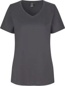 PRO Wear CARE T-shirt | v-hals | dame Silver grey
