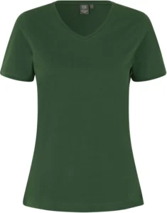 PRO Wear CARE T-shirt | v-hals | dame Flaskegrøn