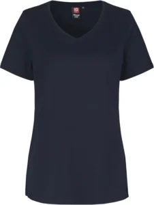PRO Wear CARE T-shirt | v-hals | dame Navy