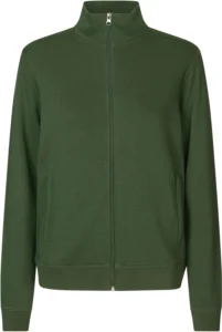PRO Wear CARE cardigan | ubørstet | dame Flaskegrøn