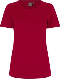 Interlock T-shirt | dame Rød