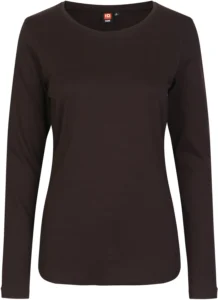 Interlock T-shirt | l/æ | dame Mørk bordeaux