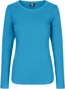 Interlock T-shirt | l/æ | dame Turkis