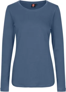 Interlock T-shirt | l/æ | dame Indigo