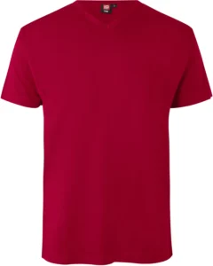 T-TIME® T-shirt | v-hals Rød