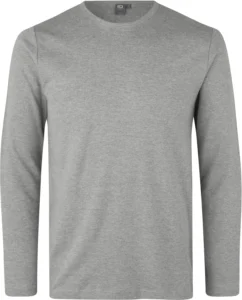 Interlock T-shirt | l/æ Grå melange